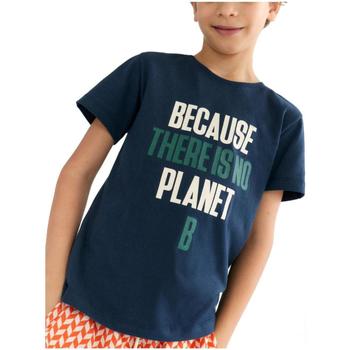 Υφασμάτινα Αγόρι T-shirt με κοντά μανίκια Ecoalf  Μπλέ