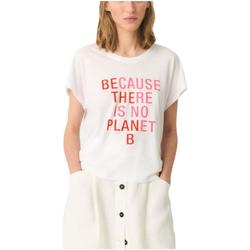 Υφασμάτινα Γυναίκα T-shirt με κοντά μανίκια Ecoalf  Άσπρο
