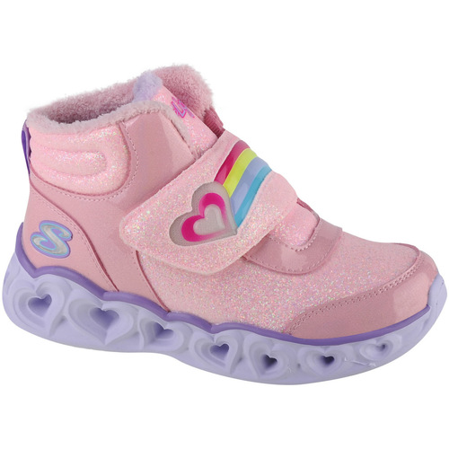 Παπούτσια Κορίτσι Μπότες Skechers Heart Lights - Brilliant Rainbow Ροζ