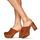 Παπούτσια Γυναίκα Σαμπό Fericelli New 4 Camel