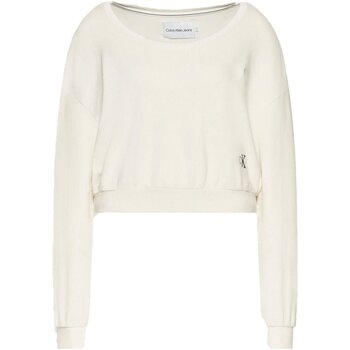 Υφασμάτινα Γυναίκα Φούτερ Calvin Klein Jeans J20J217743 Άσπρο
