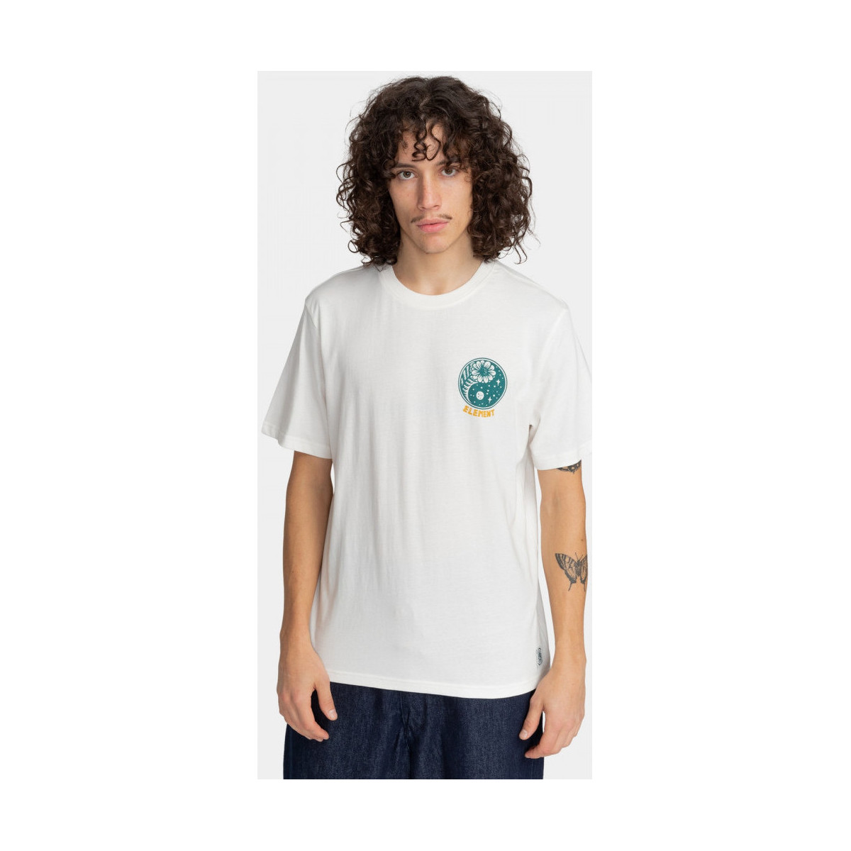 Υφασμάτινα Άνδρας T-shirts & Μπλούζες Element Balance Άσπρο