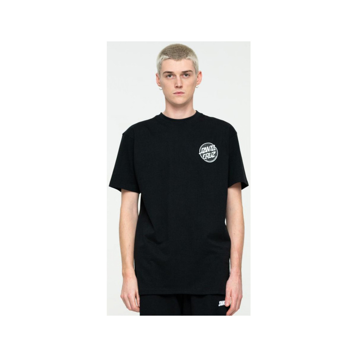Υφασμάτινα Άνδρας T-shirts & Μπλούζες Santa Cruz Alive dot t-shirt Black