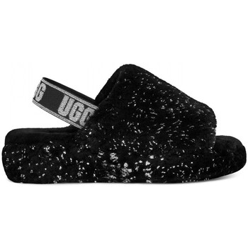 Παπούτσια Γυναίκα Σανδάλια / Πέδιλα UGG W fluff yeah metallic sparkle Black