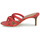 Παπούτσια Γυναίκα Τσόκαρα Lauren Ralph Lauren LILIANA-SANDALS-HEEL SANDAL Red