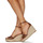 Παπούτσια Γυναίκα Σανδάλια / Πέδιλα Lauren Ralph Lauren HAANA-ESPADRILLES-WEDGE Cognac