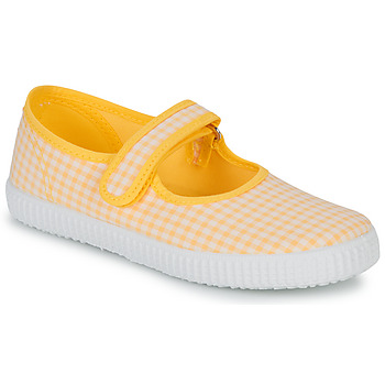 Παπούτσια Κορίτσι Μπαλαρίνες Citrouille et Compagnie IVALYA Vichy / Yellow