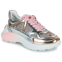 Παπούτσια Γυναίκα Χαμηλά Sneakers Love Moschino SUPERHEART Ροζ / Χρυσο / Argenté / Ροζ