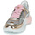 Παπούτσια Γυναίκα Χαμηλά Sneakers Love Moschino SUPERHEART Ροζ / Gold / Argenté / Ροζ