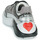 Παπούτσια Γυναίκα Χαμηλά Sneakers Love Moschino SUPERHEART Black / Άσπρο / Argenté