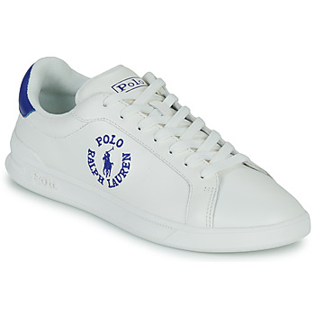 Παπούτσια Χαμηλά Sneakers Polo Ralph Lauren HRT CRT CL-SNEAKERS-LOW TOP LACE Άσπρο / Μπλέ