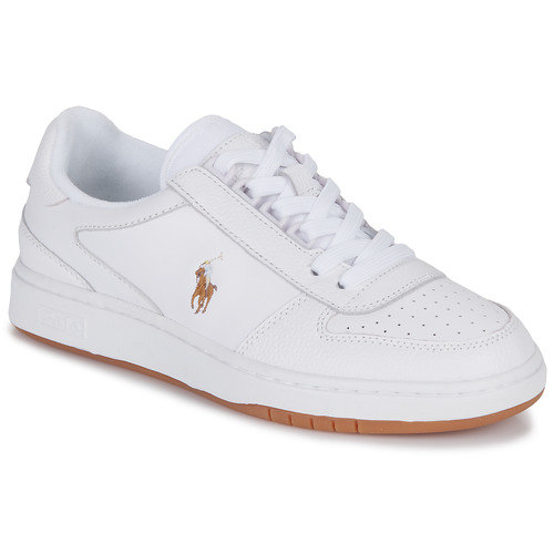 Παπούτσια Χαμηλά Sneakers Polo Ralph Lauren POLO CRT PP-SNEAKERS-LOW TOP LACE Άσπρο
