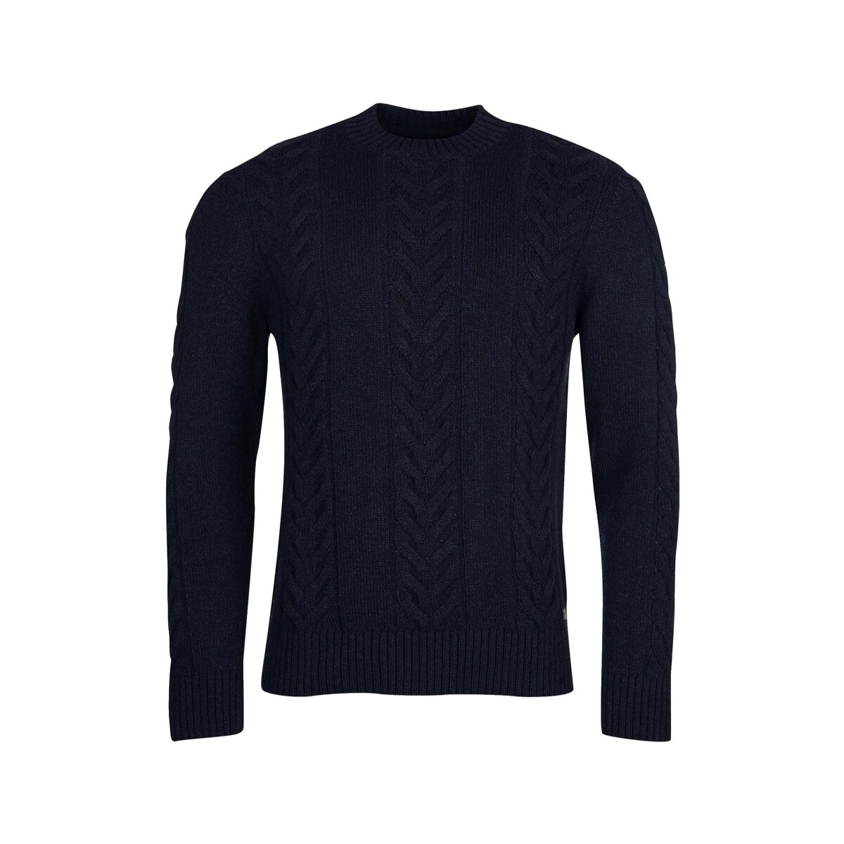 Barbour  Πουλόβερ Barbour Essential Pullover Cable Knit - Navy