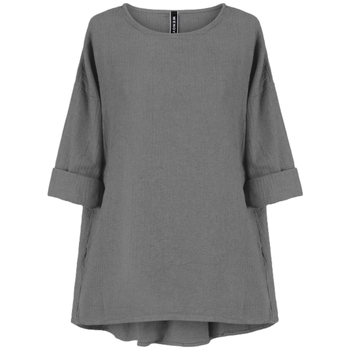 Υφασμάτινα Γυναίκα Μπλούζες Wendy Trendy Top 221338 - Grey Grey