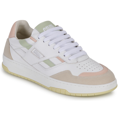Παπούτσια Γυναίκα Χαμηλά Sneakers Caval PLAYGROUND Άσπρο / Ροζ / Green