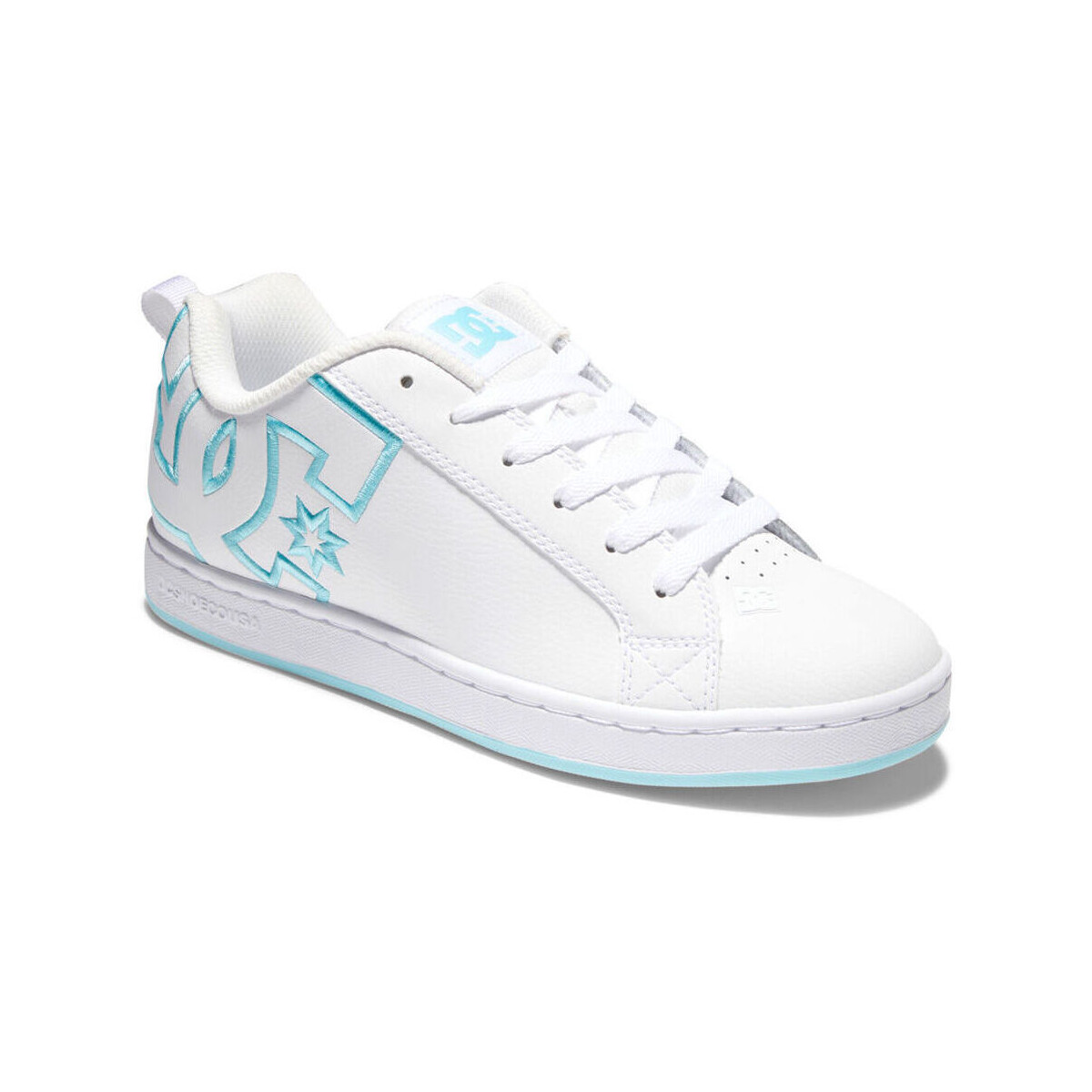 Παπούτσια Γυναίκα Sneakers DC Shoes Court graffik 300678 WHITE/WHITE/BLUE (XWWB) Άσπρο