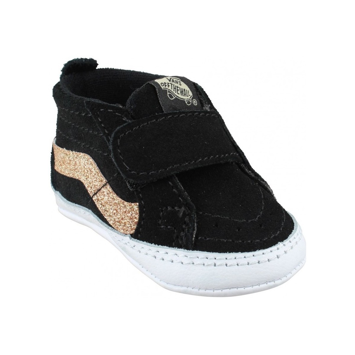 Παπούτσια Παιδί Sneakers Vans Sk8 Hi Crib Party Glitter Enfant Noir Or Black