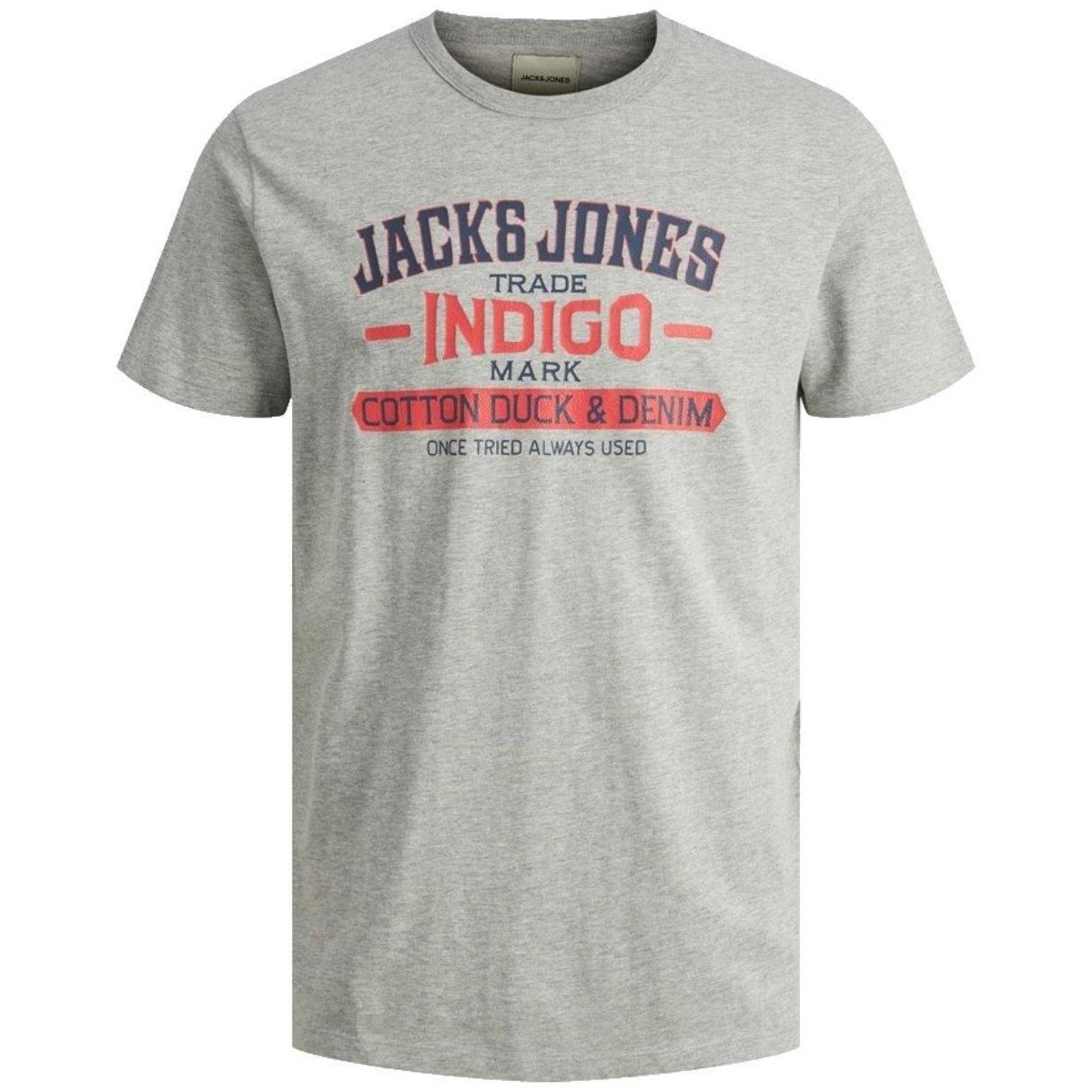 Υφασμάτινα Αγόρι T-shirt με κοντά μανίκια Jack & Jones  Grey