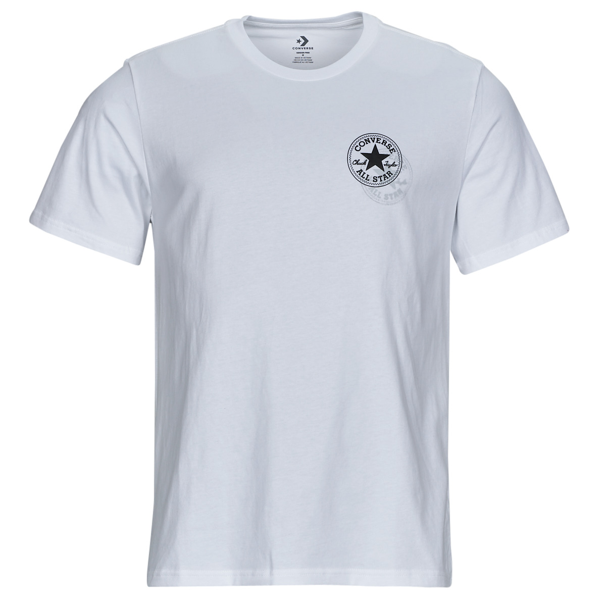 Υφασμάτινα Άνδρας T-shirt με κοντά μανίκια Converse GO-TO ALL STAR PATCH Άσπρο