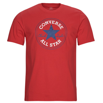 Υφασμάτινα Άνδρας T-shirt με κοντά μανίκια Converse GO-TO ALL STAR PATCH LOGO Red