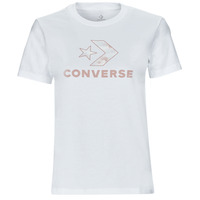 Υφασμάτινα Γυναίκα T-shirt με κοντά μανίκια Converse FLORAL STAR CHEVRON Άσπρο