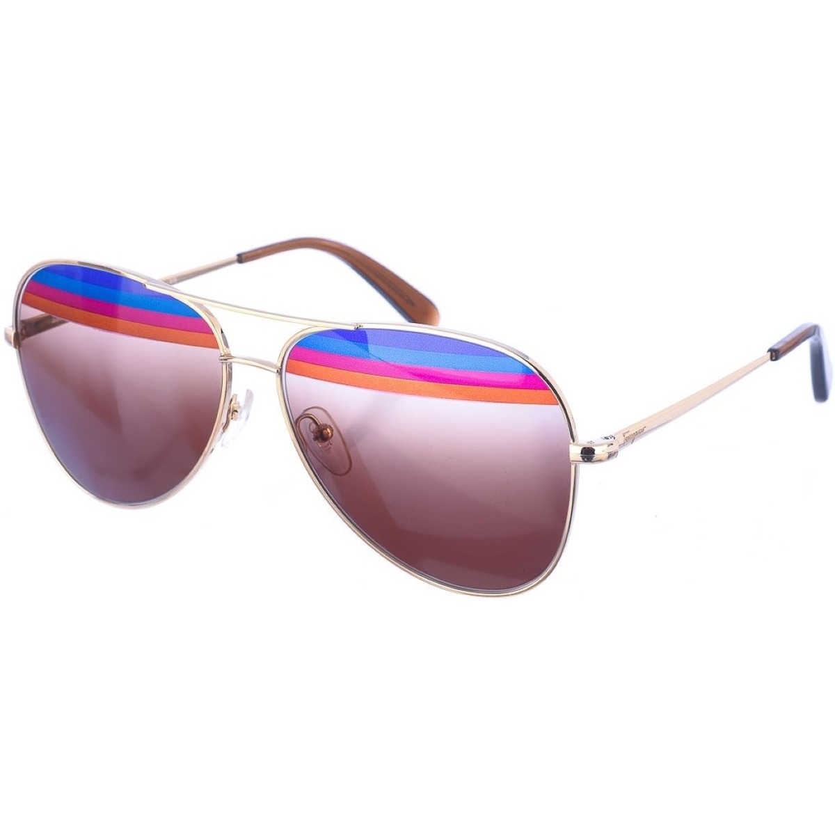 Ρολόγια & Kοσμήματα Γυναίκα óculos de sol Salvatore Ferragamo SF172S-745 Multicolour