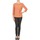 Υφασμάτινα Γυναίκα Μπλουζάκια με μακριά μανίκια Color Block 3214723 Corail