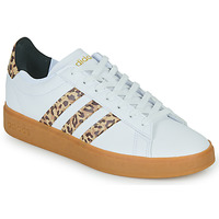 Παπούτσια Γυναίκα Χαμηλά Sneakers Adidas Sportswear GRAND COURT 2.0 Άσπρο / Leopard / Gum