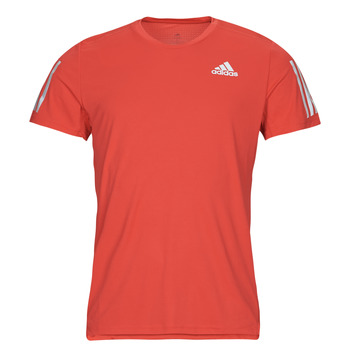 Υφασμάτινα Άνδρας T-shirt με κοντά μανίκια adidas Performance OWN THE RUN TEE Red / Vif