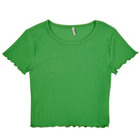 Υφασμάτινα Κορίτσι T-shirt με κοντά μανίκια Only KOGNELLA S/S O-NECK TOP NOOS JRS Green