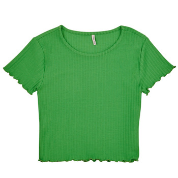 Υφασμάτινα Κορίτσι T-shirt με κοντά μανίκια Only KOGNELLA S/S O-NECK TOP NOOS JRS Green