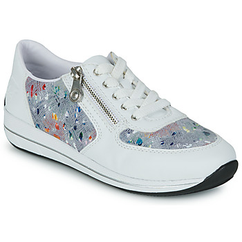 Παπούτσια Γυναίκα Χαμηλά Sneakers Rieker  Άσπρο / Multicolour