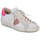 Παπούτσια Γυναίκα Χαμηλά Sneakers Philippe Model PRSX LOW WOMAN Άσπρο / Ροζ