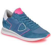 Παπούτσια Γυναίκα Χαμηλά Sneakers Philippe Model TRPX LOW WOMAN Μπλέ / Ροζ