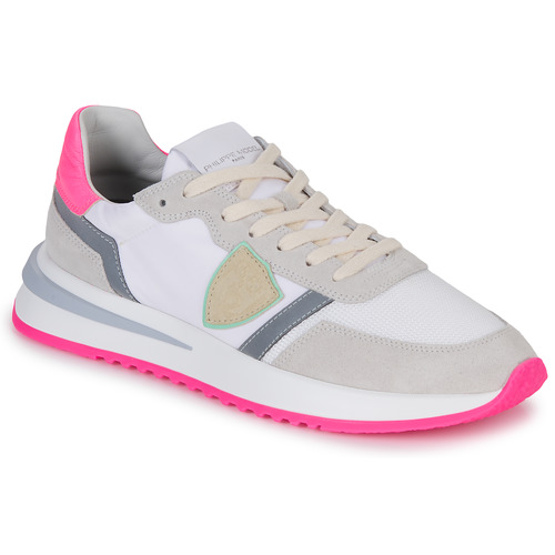 Παπούτσια Γυναίκα Χαμηλά Sneakers Philippe Model TROPEZ 2.1 Άσπρο / Ροζ