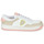 Παπούτσια Γυναίκα Χαμηλά Sneakers Philippe Model LYON LOW WOMAN Άσπρο / Ροζ / Yellow / Fluo