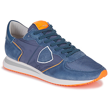 Παπούτσια Άνδρας Χαμηλά Sneakers Philippe Model TRPX LOW MAN Μπλέ / Orange