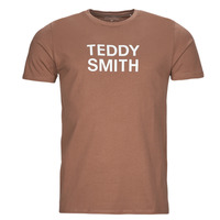 Υφασμάτινα Άνδρας T-shirt με κοντά μανίκια Teddy Smith TICLASS BASIC MC Brown