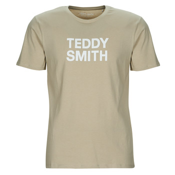 Υφασμάτινα Άνδρας T-shirt με κοντά μανίκια Teddy Smith TICLASS BASIC MC Beige