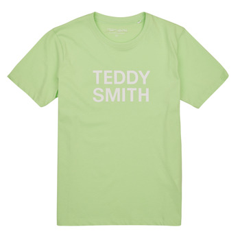 Υφασμάτινα Αγόρι T-shirt με κοντά μανίκια Teddy Smith TICLASS 3 MC JR Green /  clair