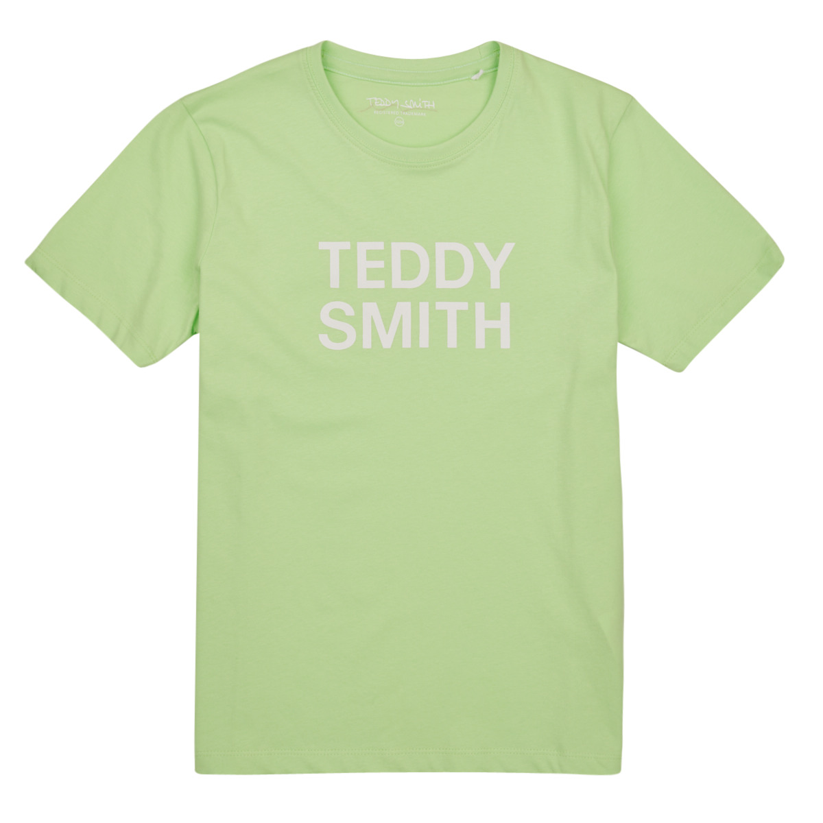 Υφασμάτινα Αγόρι T-shirt με κοντά μανίκια Teddy Smith TICLASS 3 MC JR Green /  clair