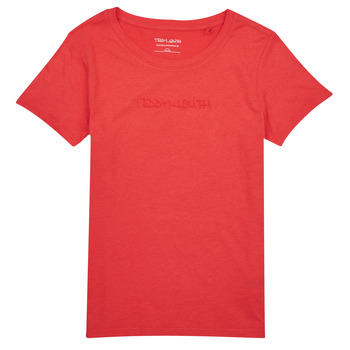 Υφασμάτινα Αγόρι T-shirt με κοντά μανίκια Teddy Smith T-TICIA 2 MC JR Ροζ
