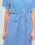 Υφασμάτινα Γυναίκα Μακριά Φορέματα Vero Moda VMBUMPY SS CALF SHIRT DRESS NOOS Μπλέ / Blc