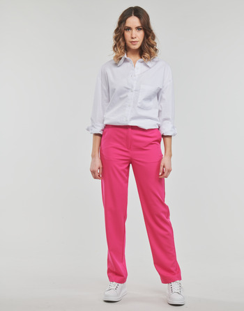 Υφασμάτινα Γυναίκα Παντελόνια Πεντάτσεπα Vero Moda VMZELDA H/W STRAIGHT PANT EXP NOOS Ροζ