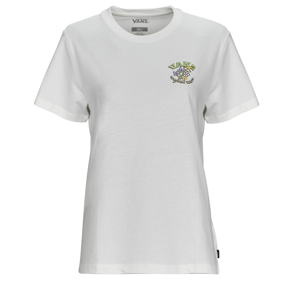 Υφασμάτινα Γυναίκα T-shirt με κοντά μανίκια Vans PAISLEY FLY BFF Άσπρο