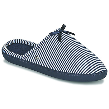 Παπούτσια Γυναίκα Παντόφλες Isotoner 97377 Άσπρο / Marine