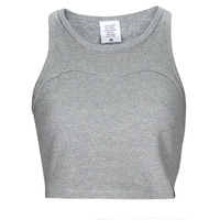 Υφασμάτινα Γυναίκα Αμάνικα / T-shirts χωρίς μανίκια Adidas Sportswear LNG RIB TANK Bruyère / Grey / Moyen