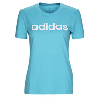 Υφασμάτινα Γυναίκα T-shirt με κοντά μανίκια Adidas Sportswear LIN T Μπλέ
