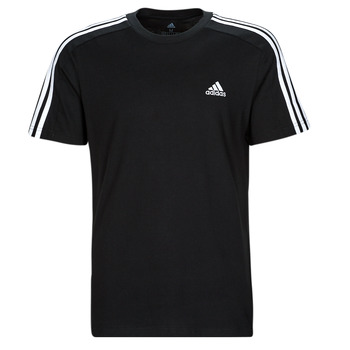 Υφασμάτινα Άνδρας T-shirt με κοντά μανίκια Adidas Sportswear 3S SJ T Black