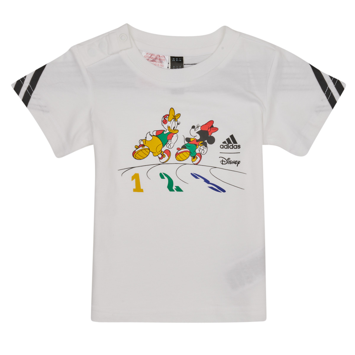 Υφασμάτινα Παιδί T-shirt με κοντά μανίκια Adidas Sportswear I DY MM T Άσπρο